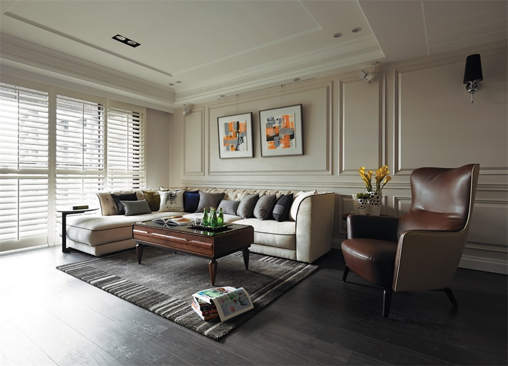 客廳沙發(fā)除了配茶幾,還能搭配什么?(圖4) 客廳沙發(fā)除了配茶幾,還能搭配什么?(圖4)