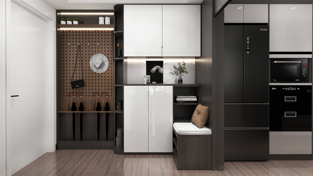 玄關柜設計定制有哪些款式?(圖1) 玄關柜設計定制有哪些款式?(圖1)