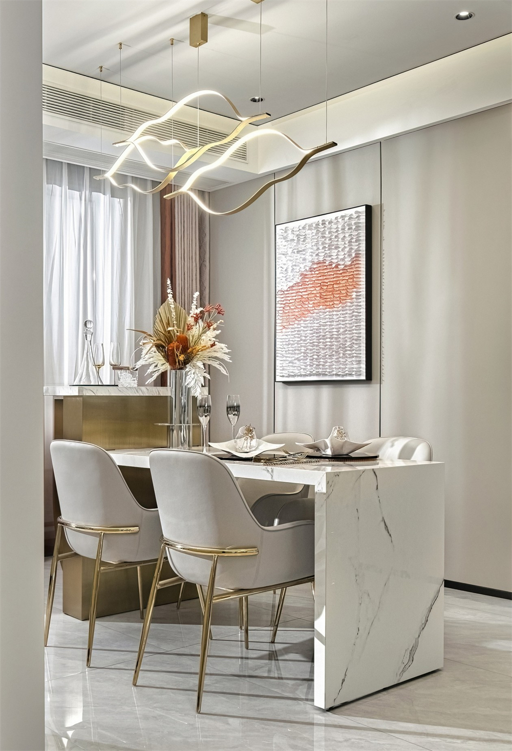 120㎡整木定制輕奢風,現代三居室設計案例(圖9) 9.jpg