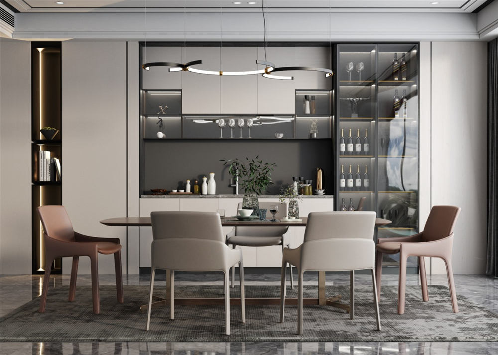 餐廳是定制酒柜還是餐邊柜?(圖2) 餐廳是定制酒柜還是餐邊柜?(圖2)